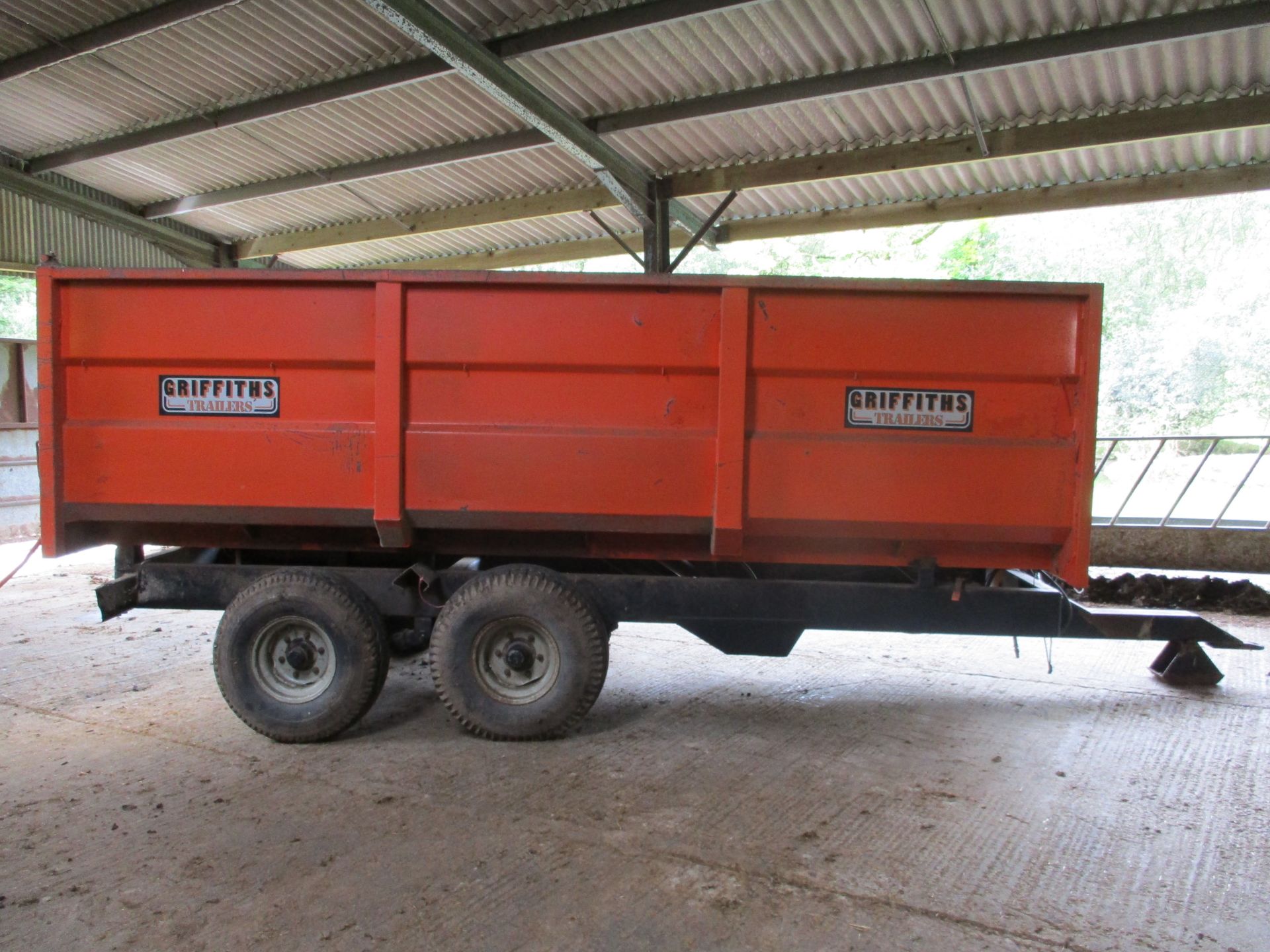 GRIFFITHS 10T TIPPING TRAILER