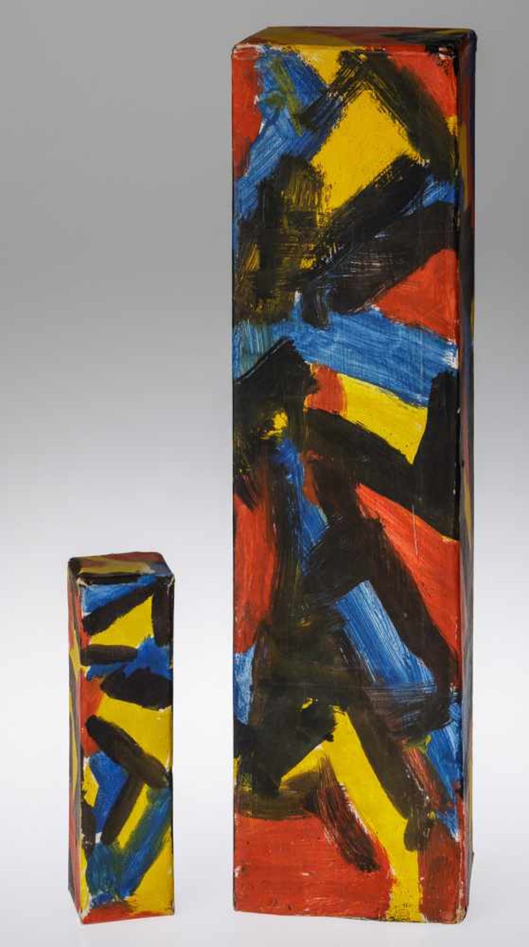 Hubert SchmalixGraz 1952 *Ohne Titel / untitledÖl auf Karton / oil on cardboard4,5 x 20 x 5,5 cm und