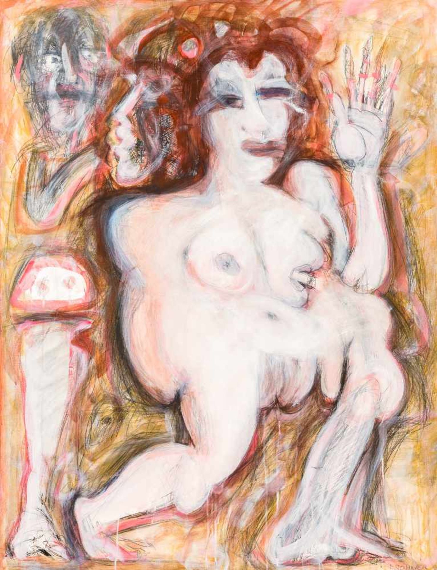 Adolf Frohner (hs art)Groß-Inzersdorf 1934 - 2007 WienHommage an die Venus von