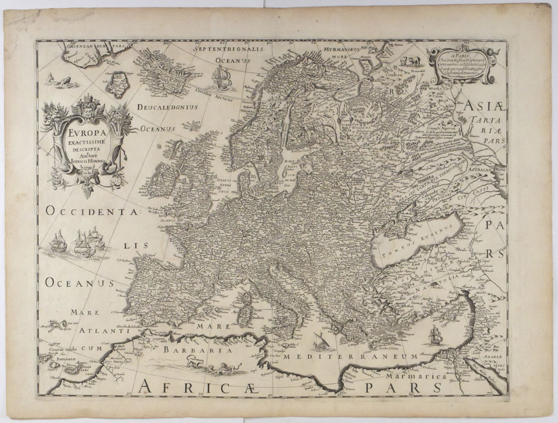 Grp: 5 Maps of Germany Europe and the Mediterranean 18th c. - Bild 6 aus 8