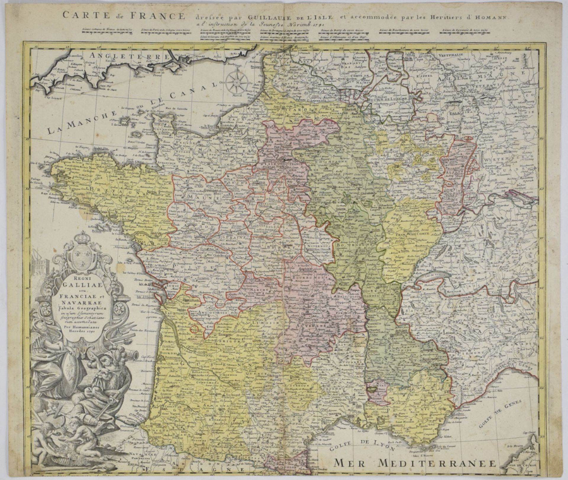 Grp: 11 Maps of France - Bild 4 aus 9