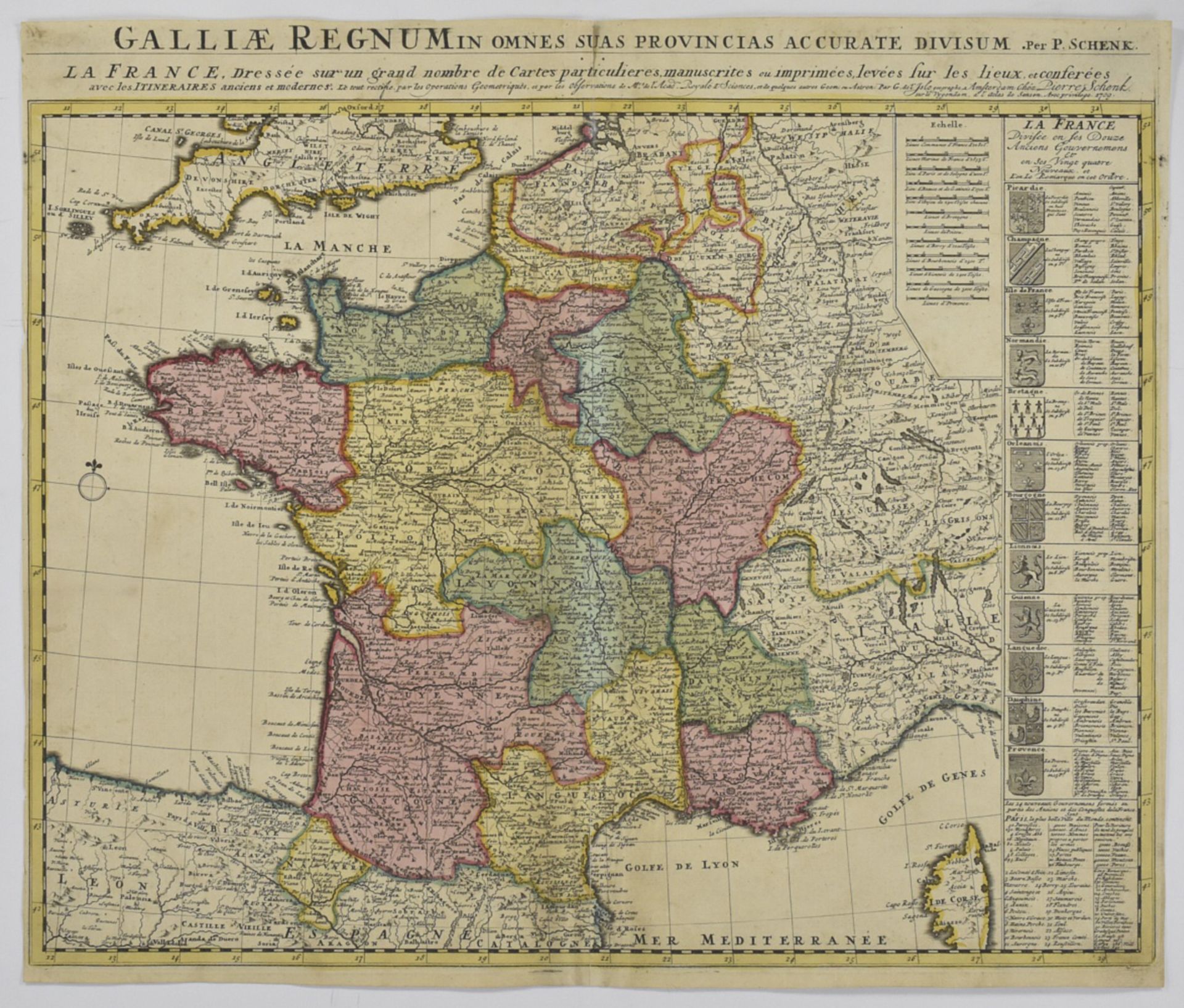 Grp: 11 Maps of France - Bild 5 aus 9