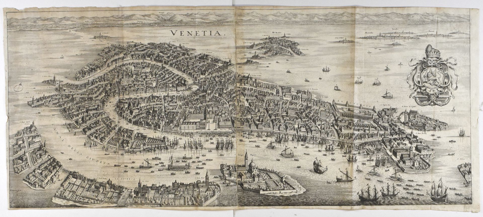 Grp: 13 Maps of Italy and from Munster's Cosmographia 17th-19th c. - Bild 3 aus 15