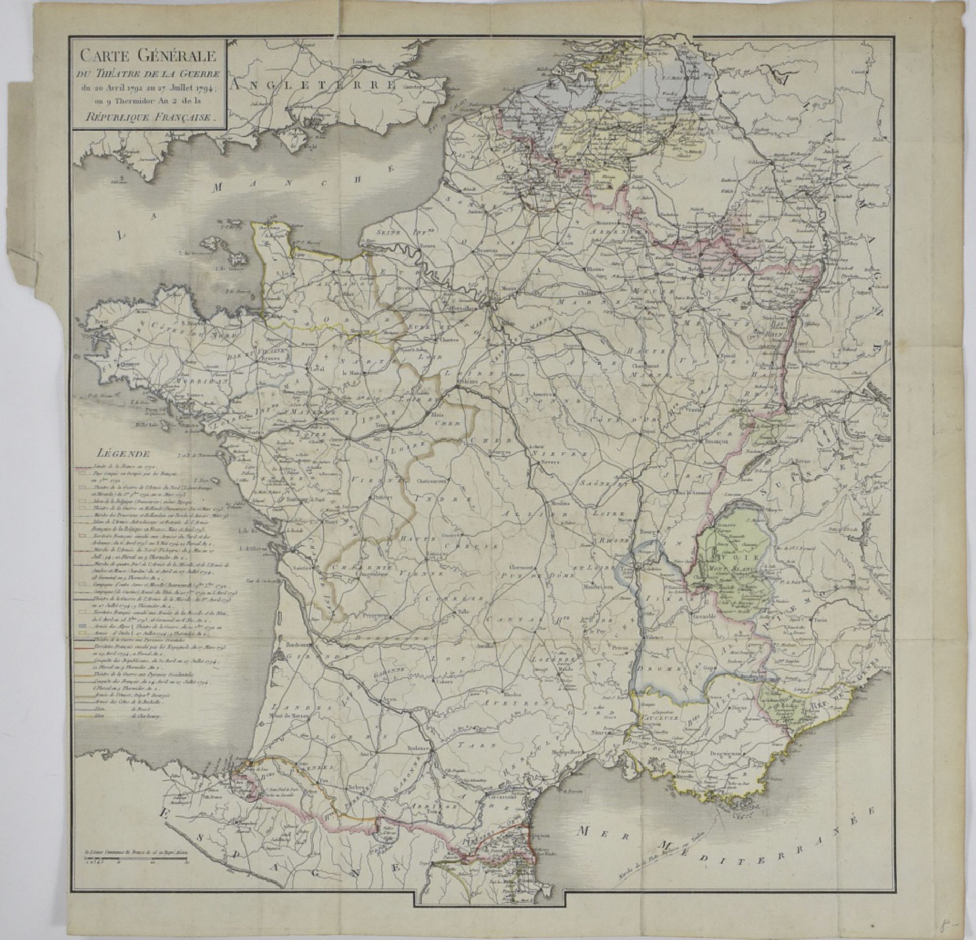 Grp: 11 Maps of France - Bild 6 aus 9