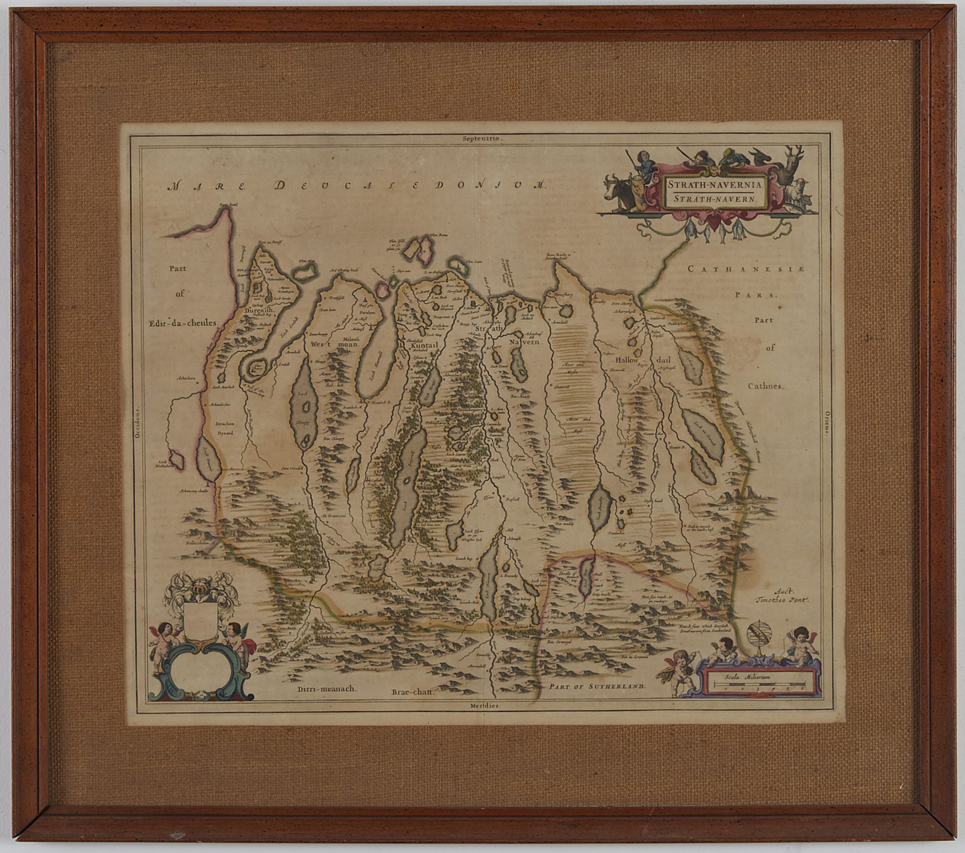 Timothy Pont Map of Northern Scotland ca. 1655