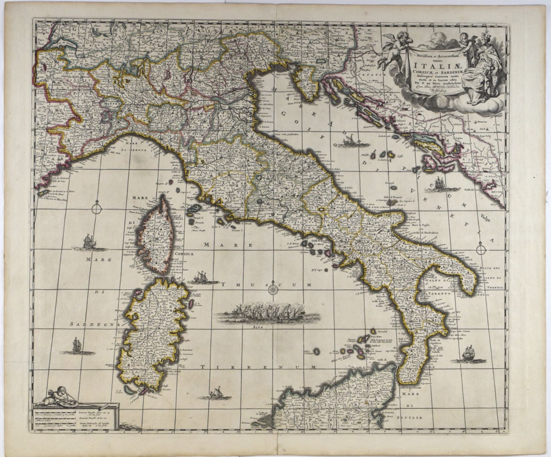 Grp: 6 Maps of Italy 18th-19th c.