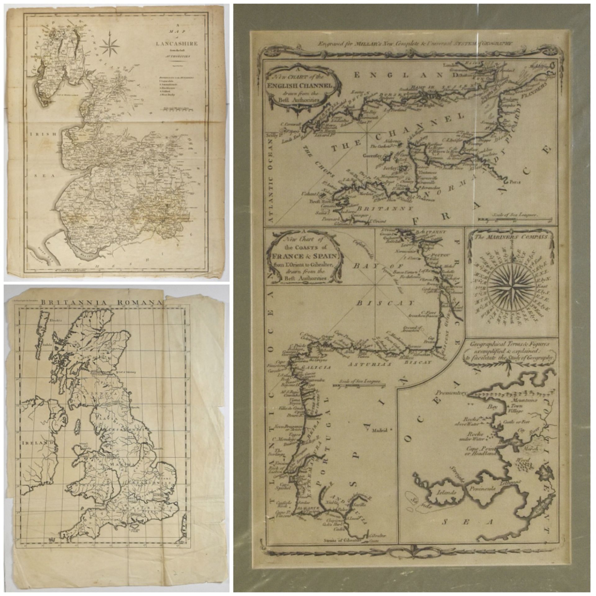 Grp: 11 Maps of the British Isles w/ 1 Map Parma Italy - Bild 5 aus 9