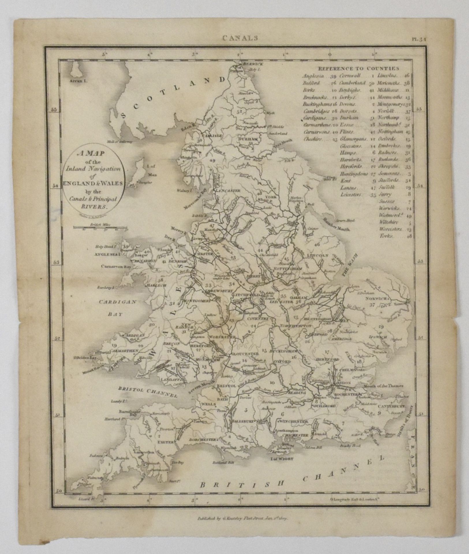 Grp: 11 Maps of the British Isles w/ 1 Map Parma Italy