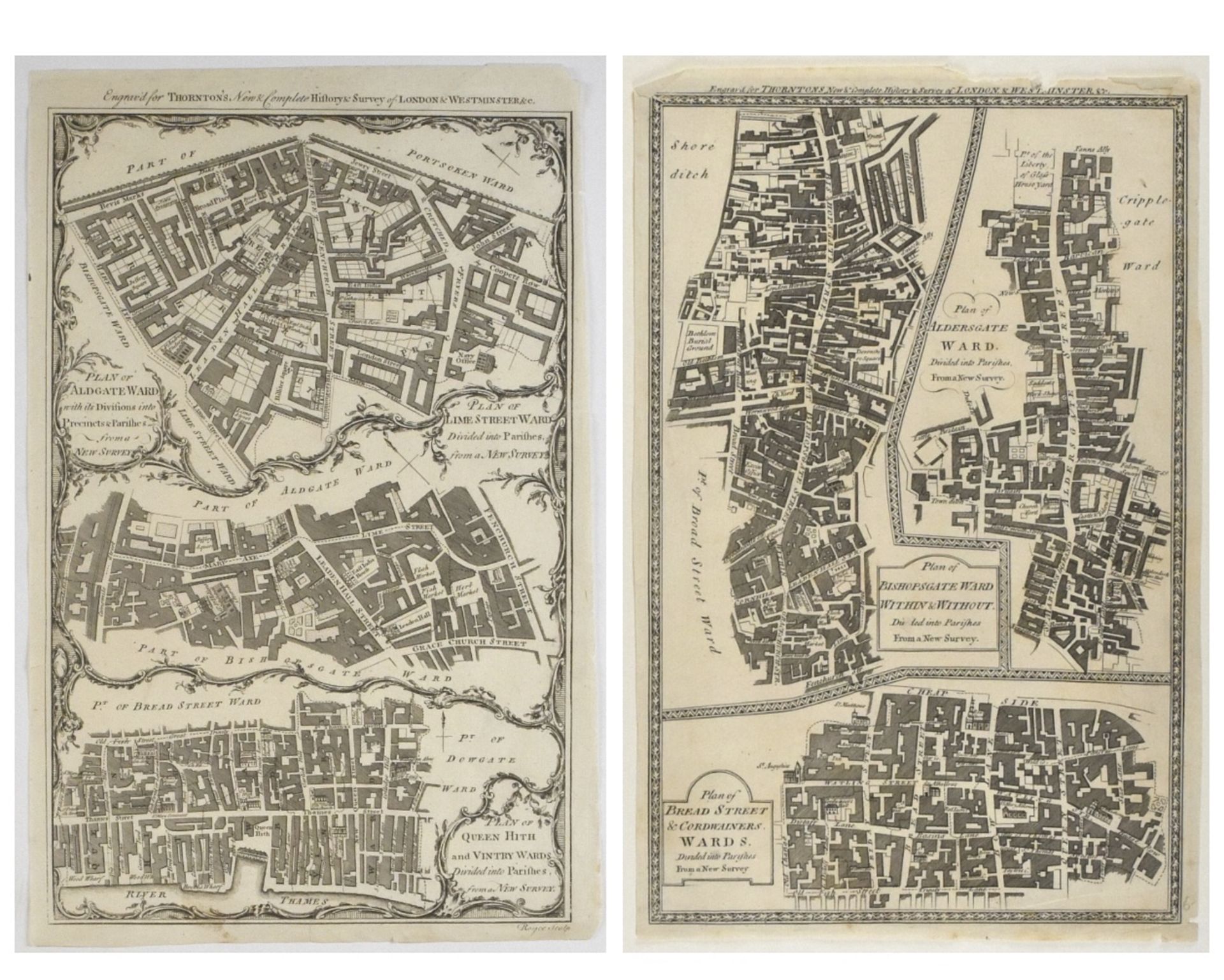 Grp: 10 Maps of British Cities w/ 1 Map Venice