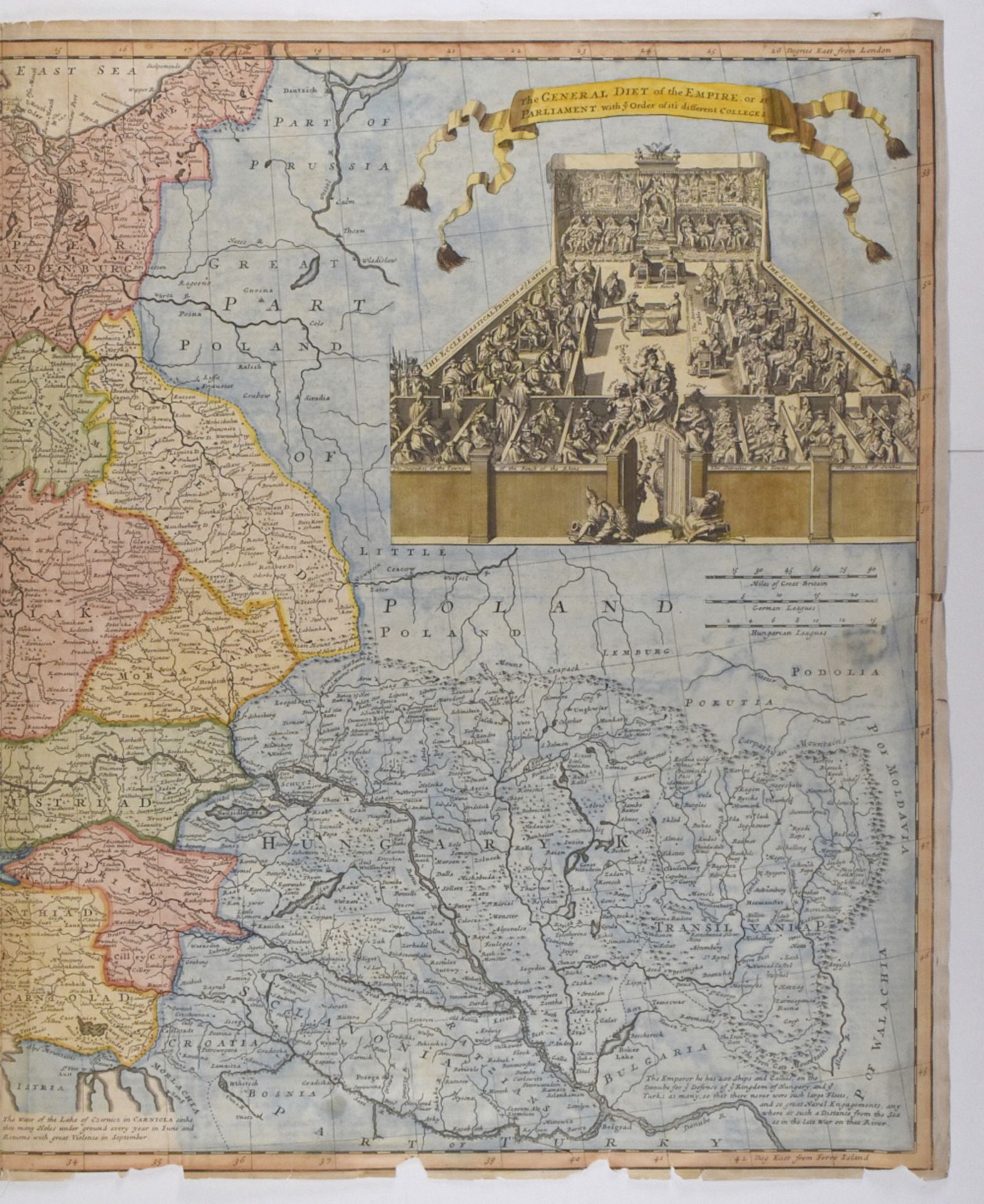 Grp: 5 Maps of Germany Europe and the Mediterranean 18th c. - Bild 5 aus 8