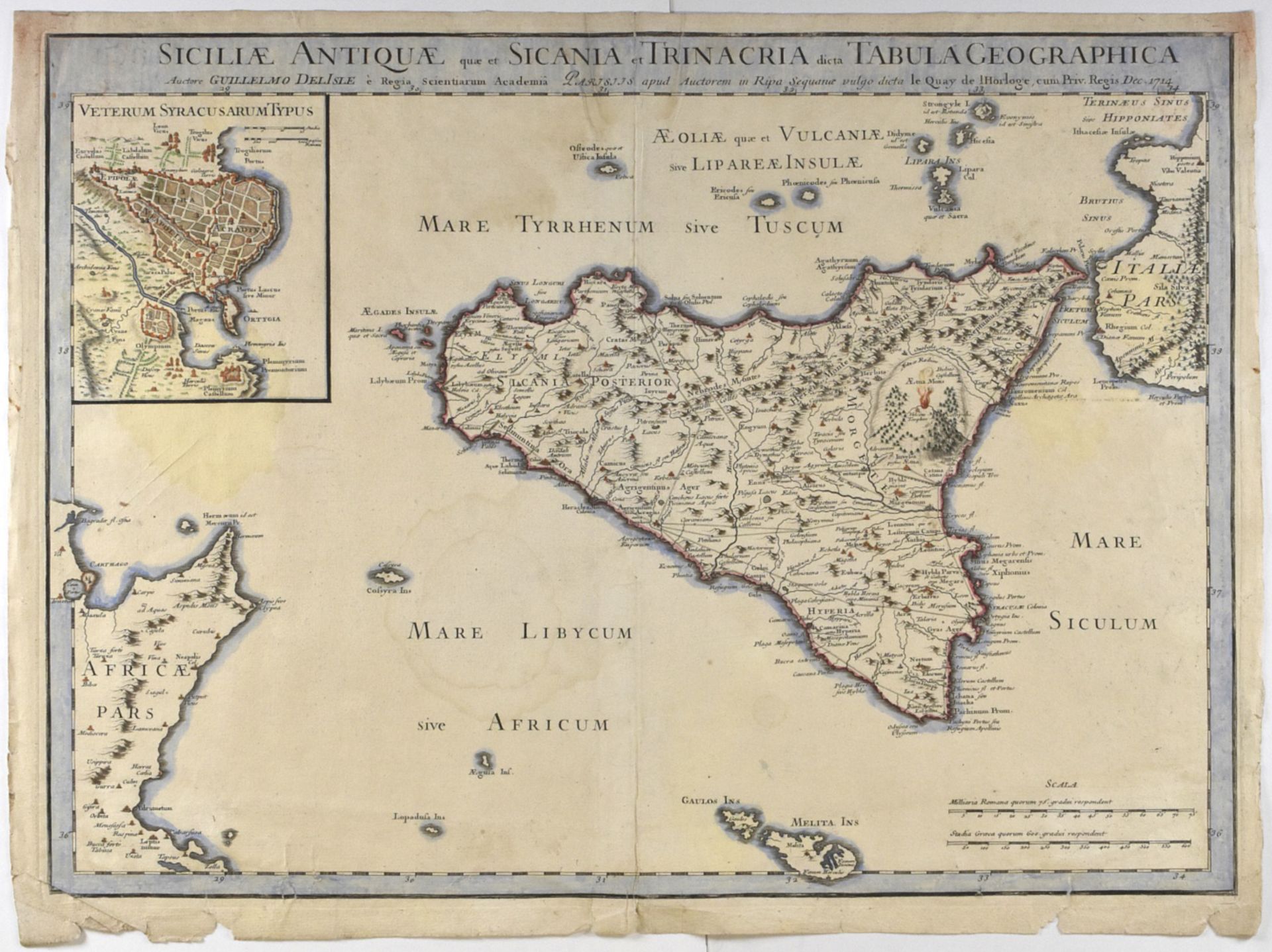 Grp: 7 Maps of Sicily and Sardinia Italy - Bild 2 aus 6
