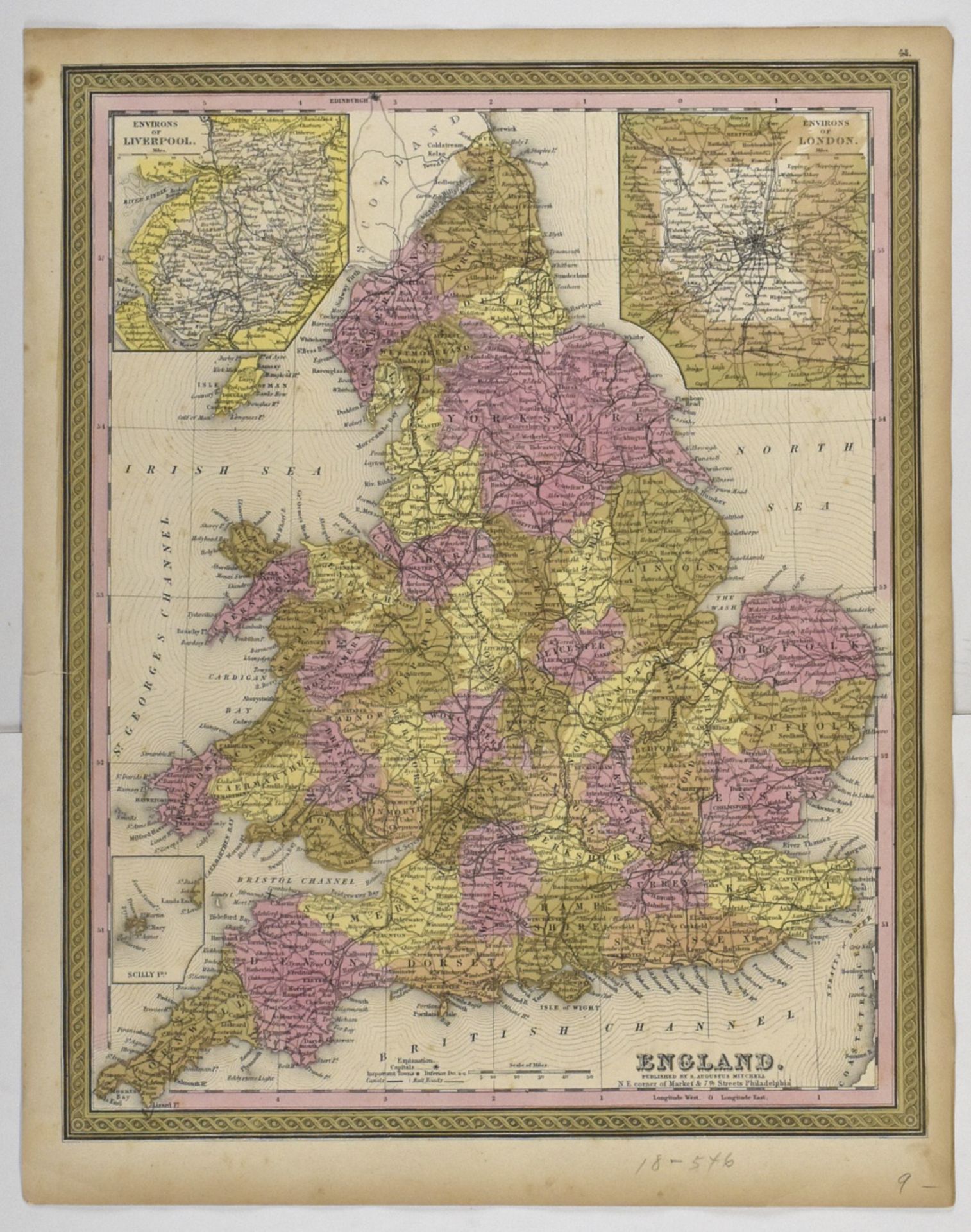 Grp: 11 Maps of the British Isles w/ 1 Map Parma Italy - Bild 6 aus 9