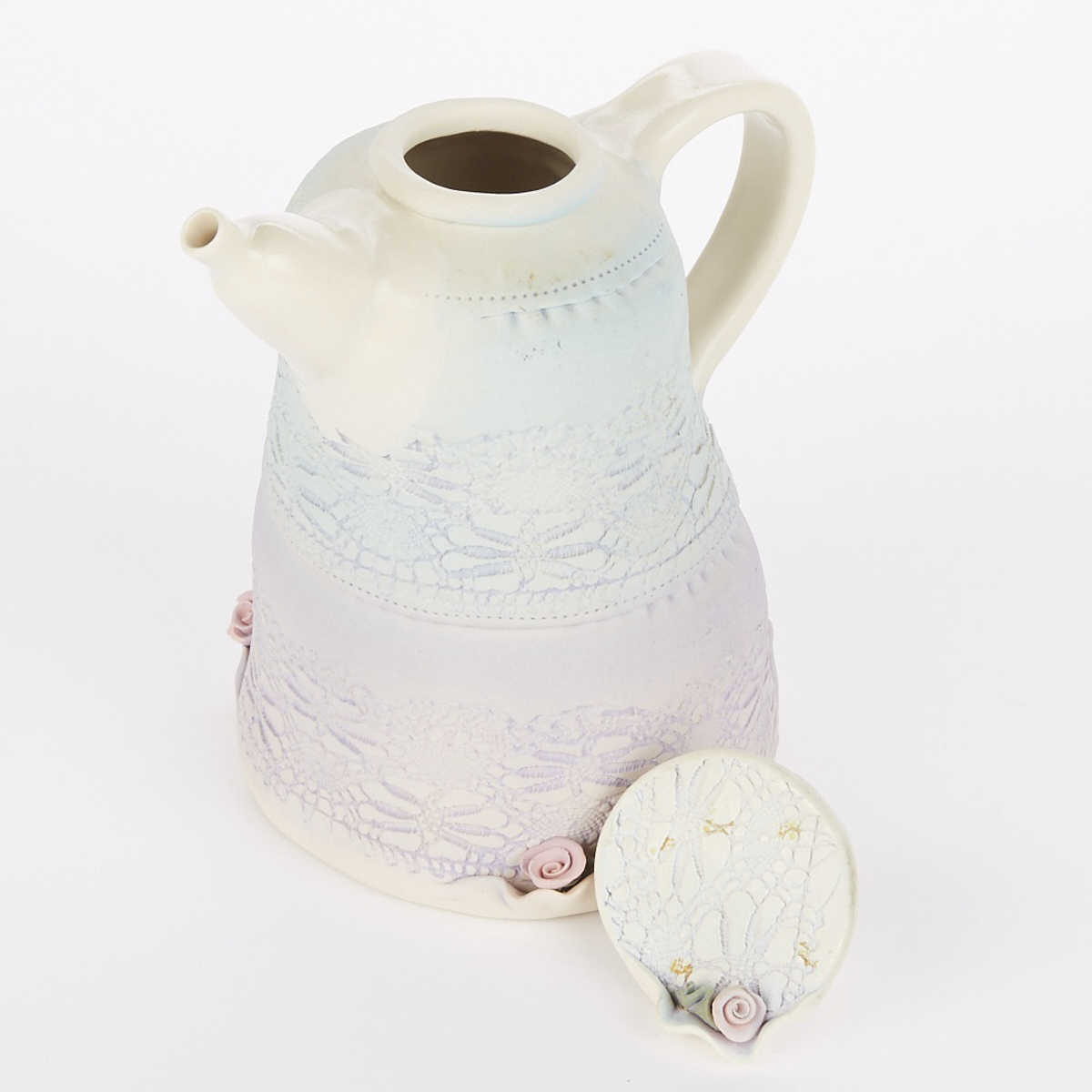 Laura Peery Porcelain Teapot - Image 5 of 6