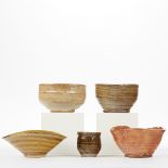 Grp: 5 Warren MacKenzie Studio Pottery Vessels