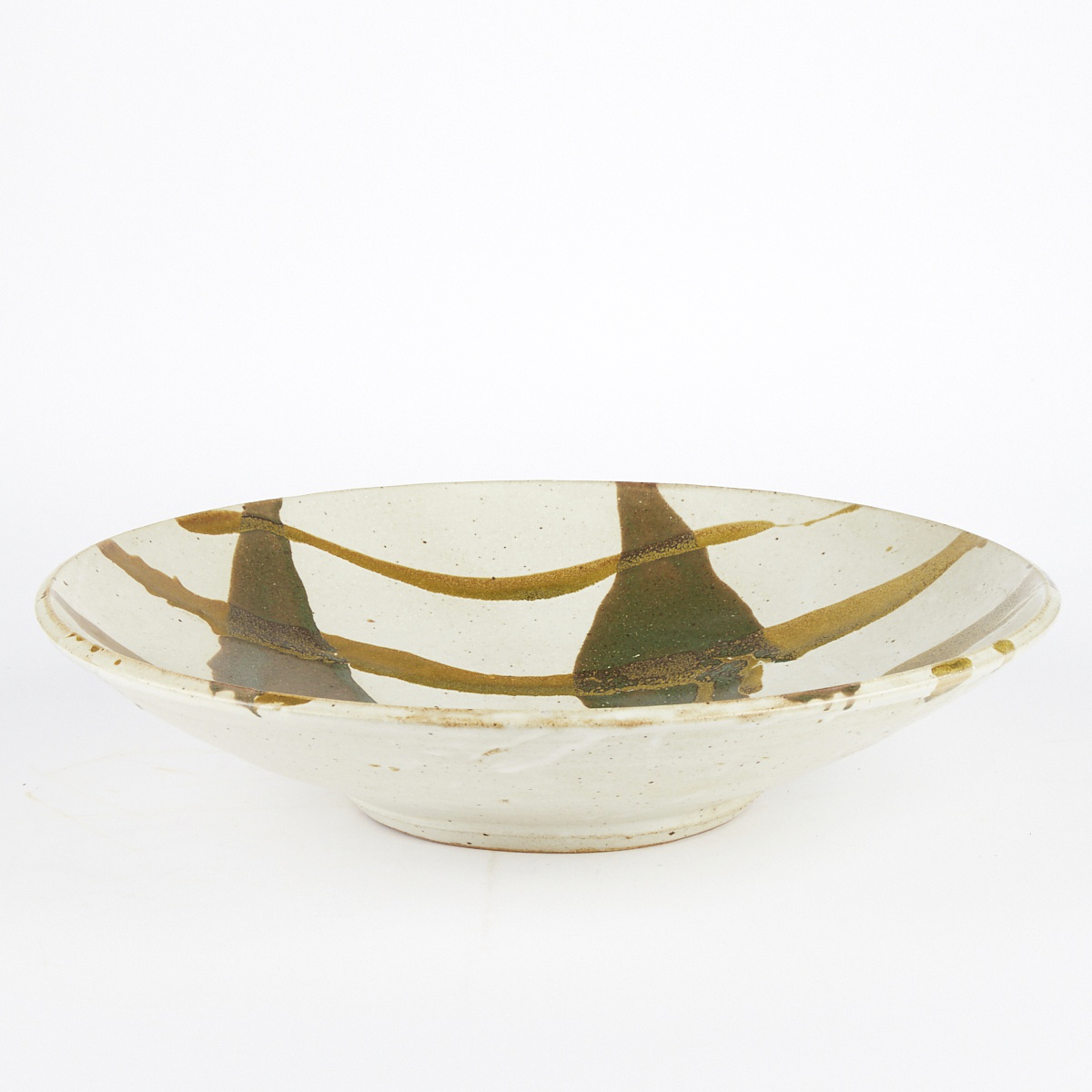 Warren MacKenzie Studio Pottery Platter Marked - Image 5 of 8