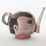 Wesley Anderegg Painted Ceramic Teapot