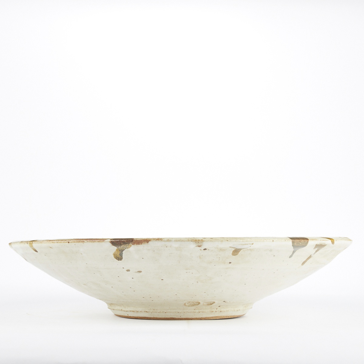 Warren MacKenzie Studio Pottery Platter Marked - Image 6 of 8