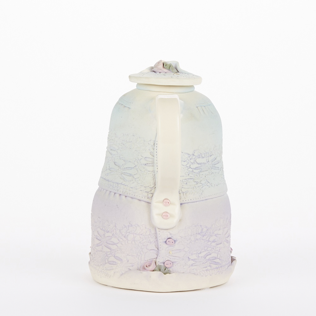 Laura Peery Porcelain Teapot - Image 2 of 6
