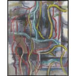 Guillermo Kuitca "Untitled" Abstract Painting