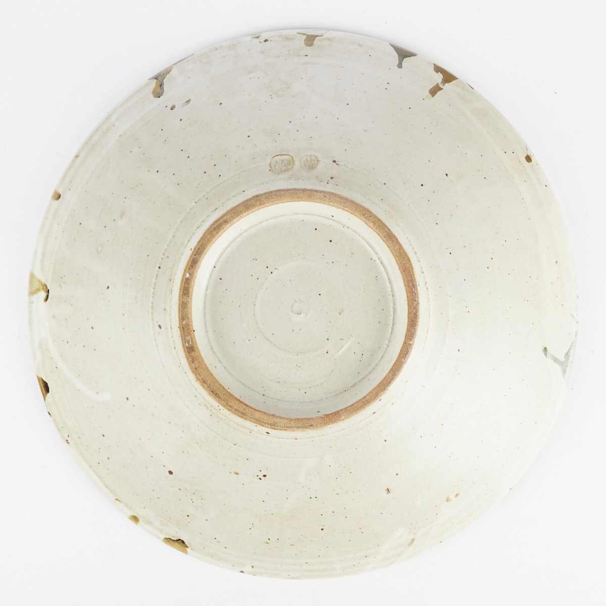 Warren MacKenzie Studio Pottery Platter Marked - Image 8 of 8