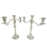 Pair of Gorham Sterling Silver Candlesticks