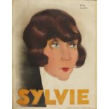 Paul Colin "Sylvie" Poster Paris 1929