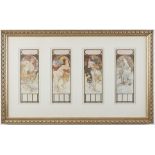 Alphonse Mucha "Seasons" Series of 4 Lithographs 1897