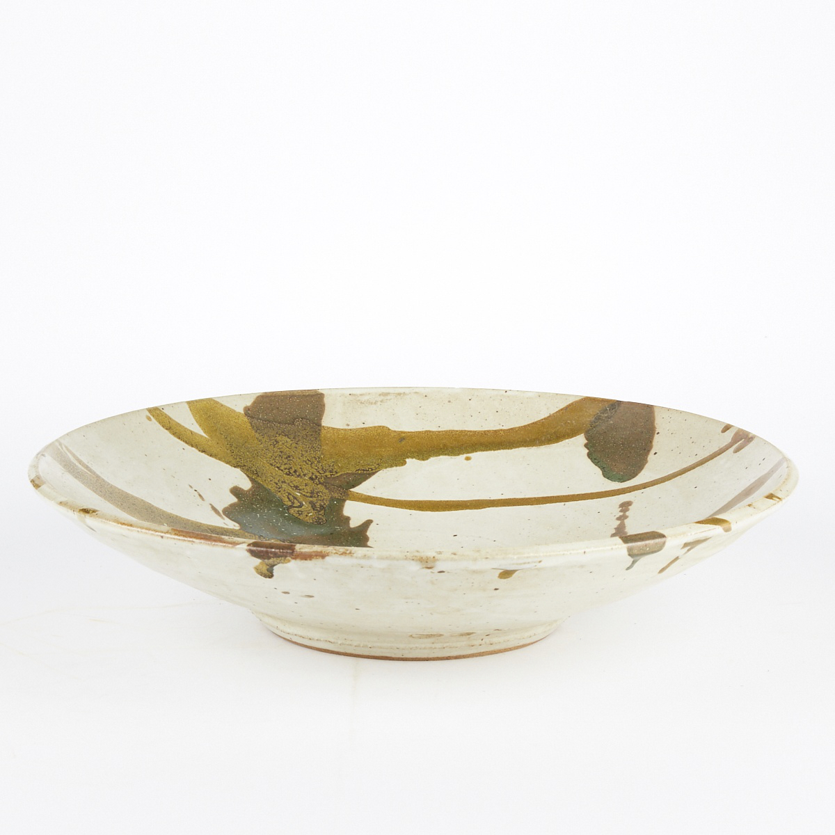 Warren MacKenzie Studio Pottery Platter Marked - Image 4 of 8