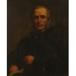 19th c. Portrait of a Gentleman Painting on Canvas