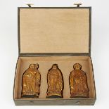 Set of 3 Chinese Ink Cake Figures Three Stars