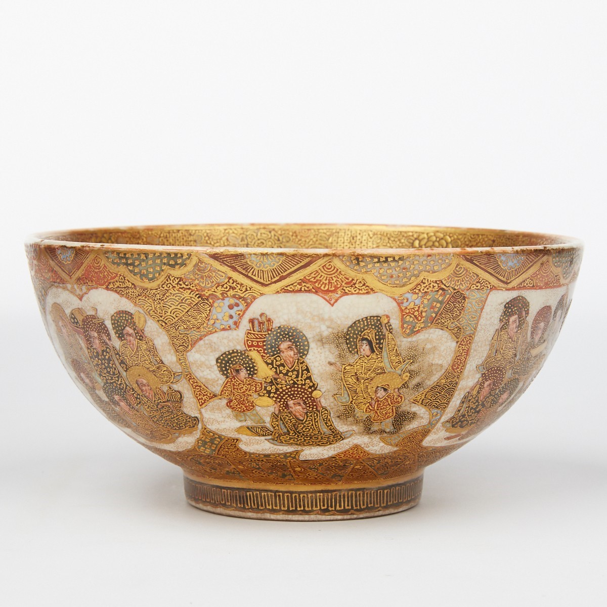 Japanese Meiji Gyokoshu Satsuma Bowl - Stunning - Image 3 of 10