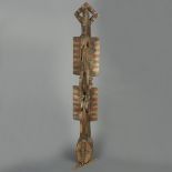 Mossi African Plank Mask w/ Female Figure