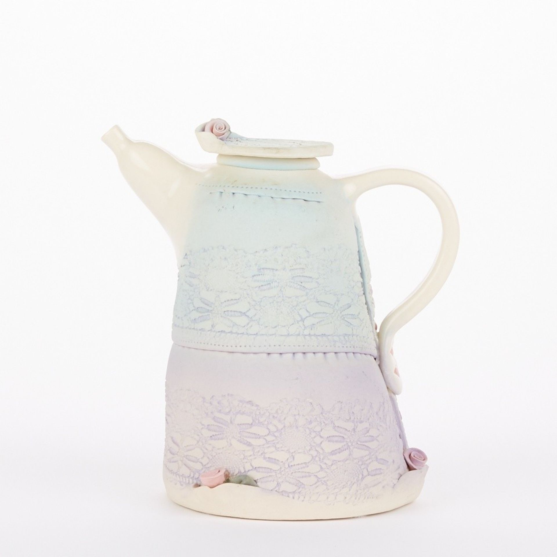 Laura Peery Porcelain Teapot - Image 3 of 6