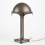 Early 20th c. Secessionist Dome Desk Lamp Mkd Germany