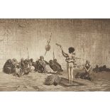 Jean-Leon Gerome "The Snake Charmer" Engraving