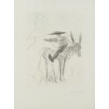 Salvador Dali "Sancho Panza" Drypoint