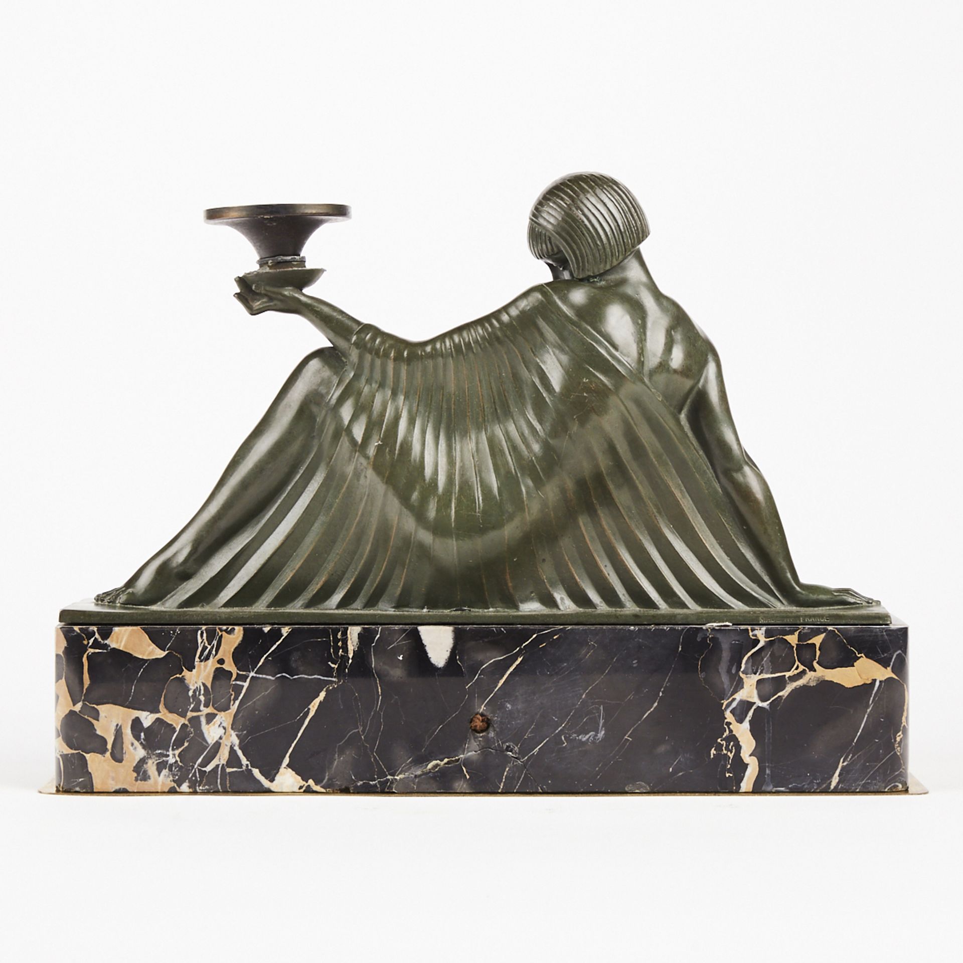 Raymonde Guerbe French Bronze Nude Lamp - Bild 4 aus 10