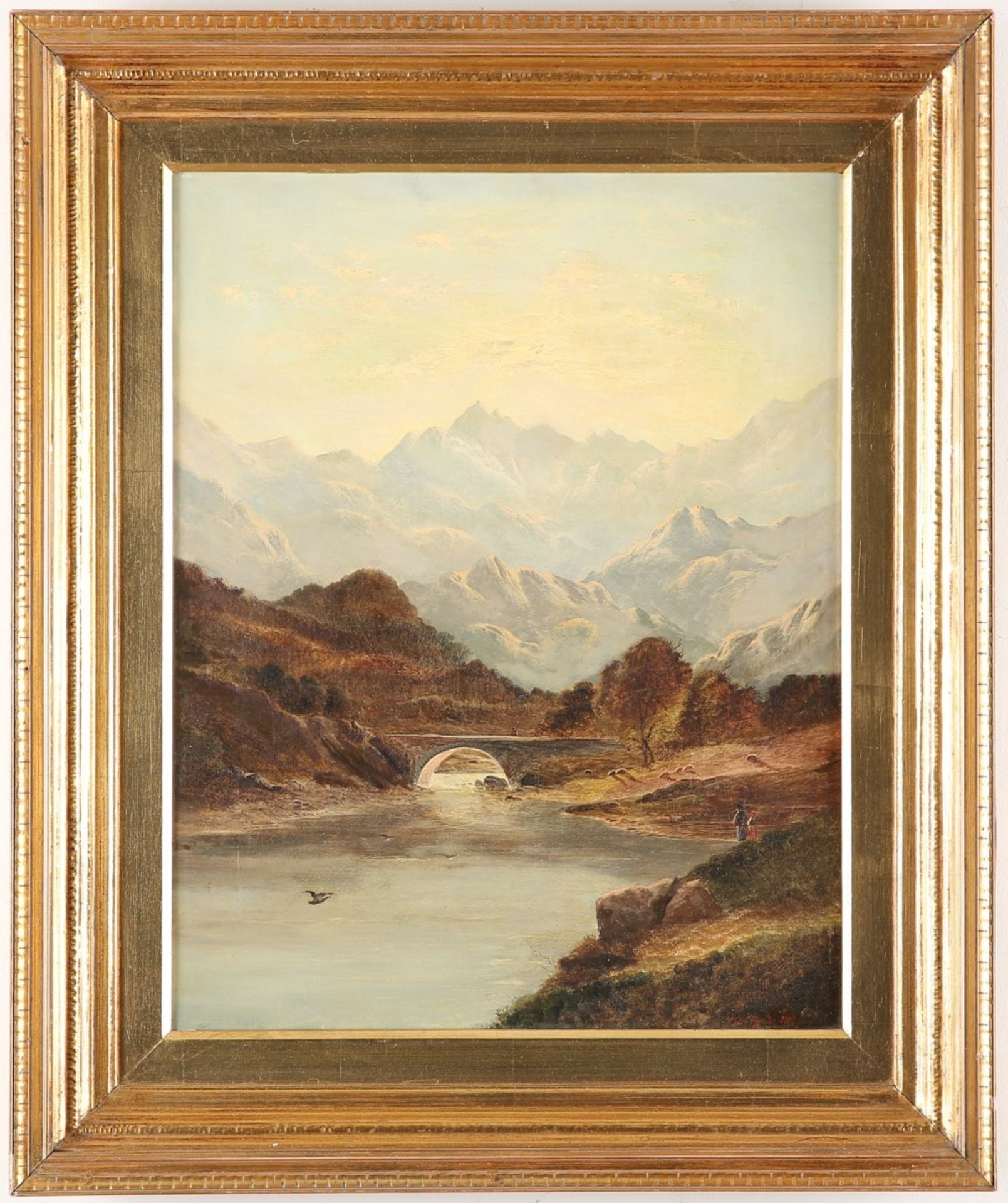 Charles Leslie Landscape Oil on Canvas - Bild 2 aus 3