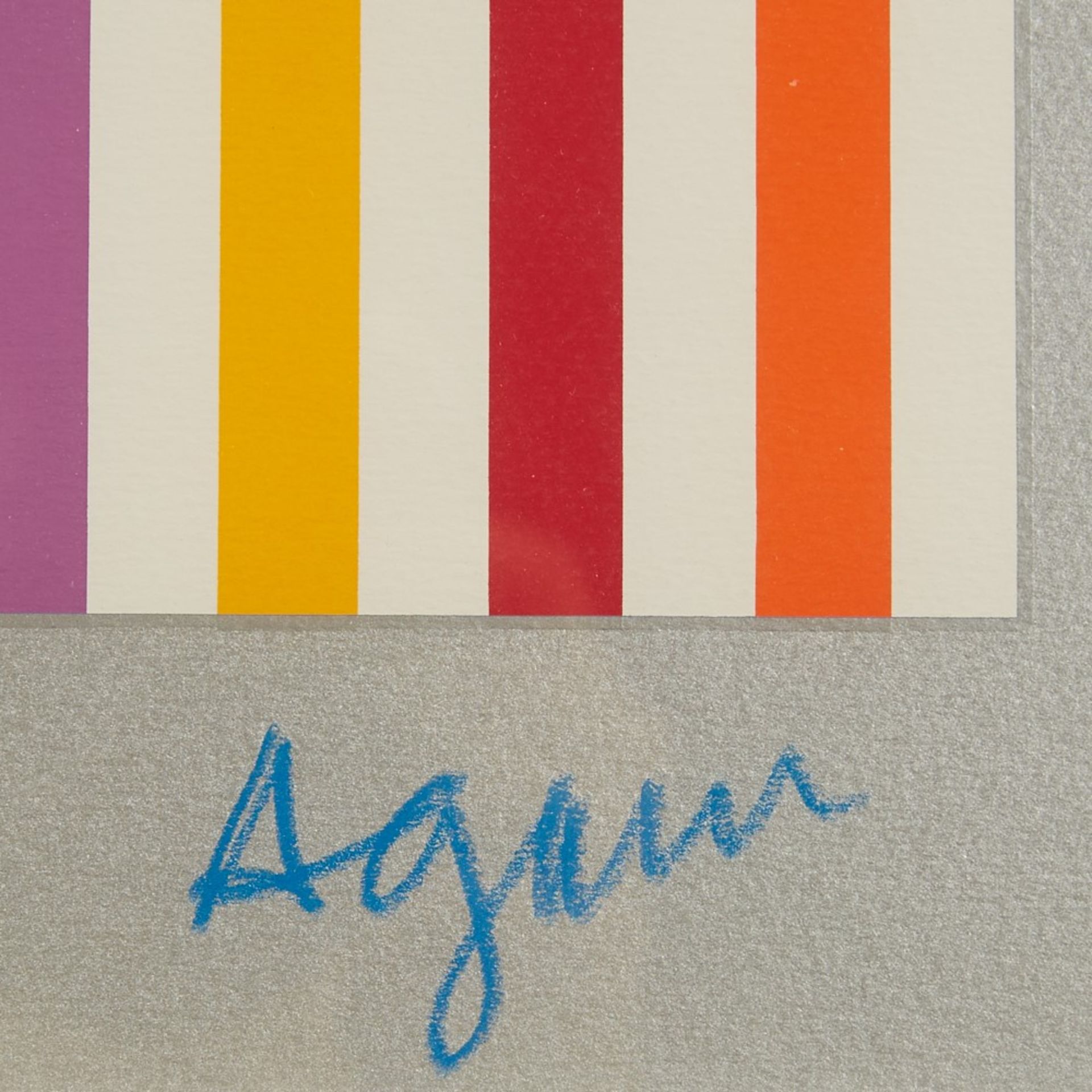 Yaacov Agam Abstract Silkscreen - Bild 3 aus 4