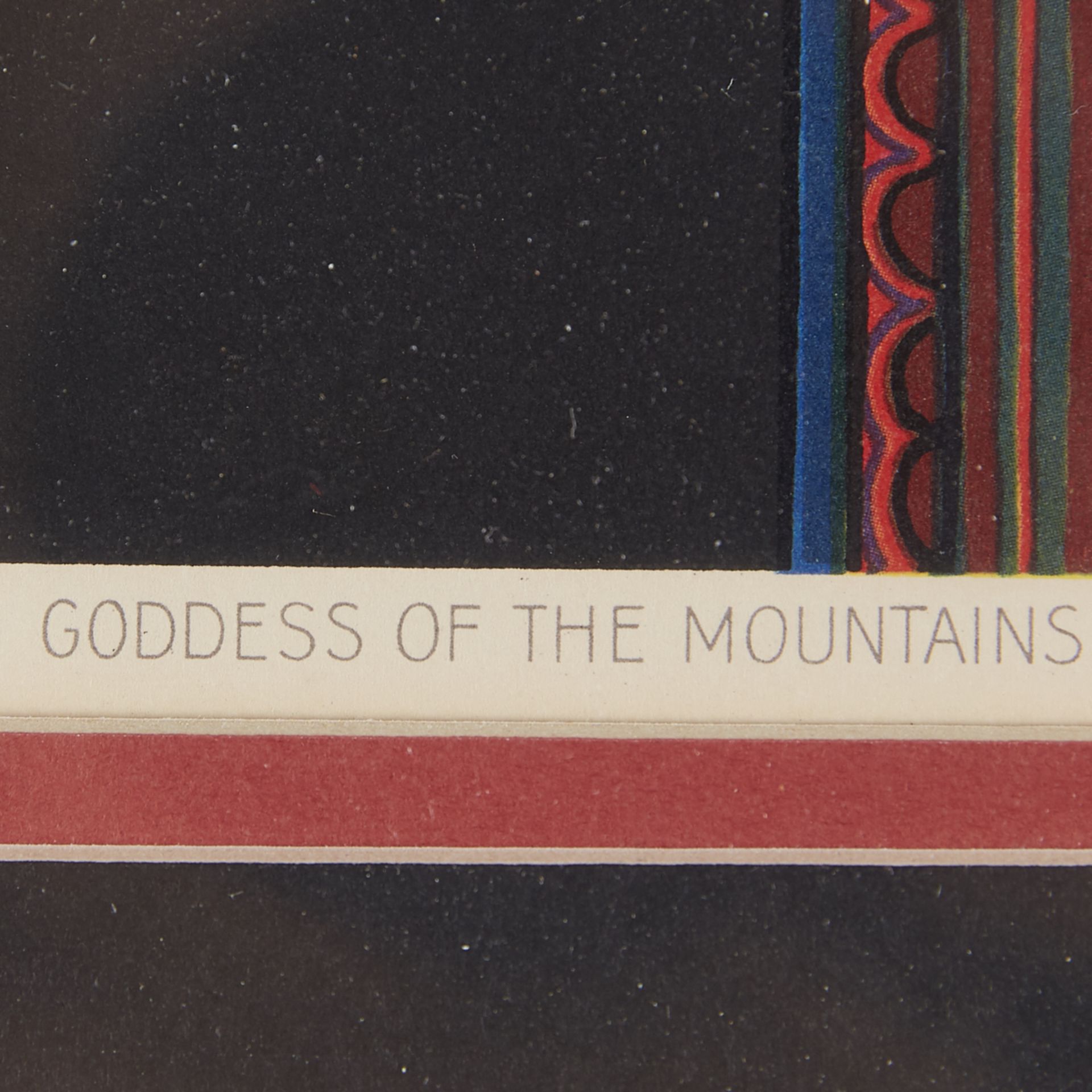 Frederick Packer Art Deco Print "Goddess of the Mountains" - Image 3 of 6