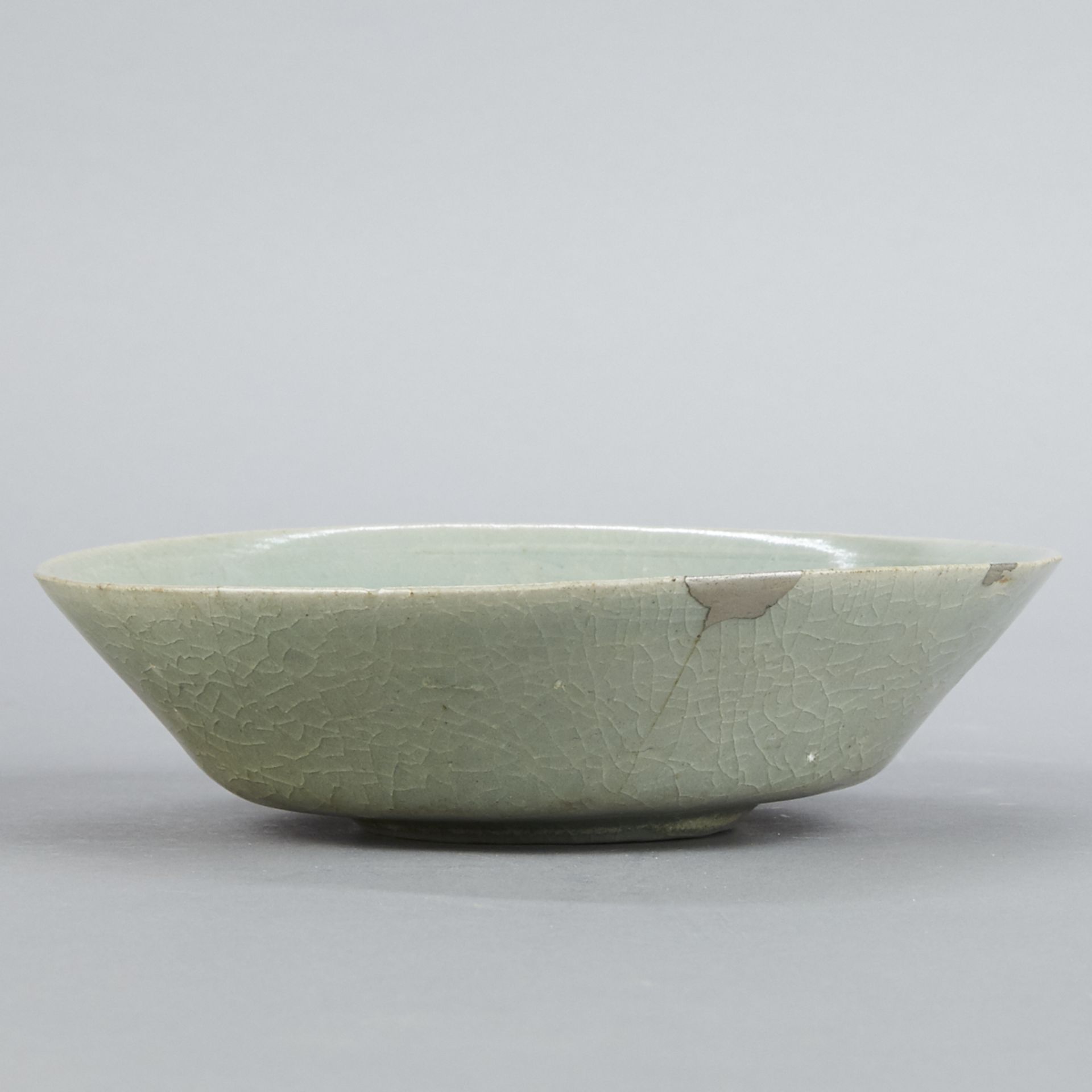 12th c. Chinese or Korean Celadon Porcelain Bowl - Image 4 of 6