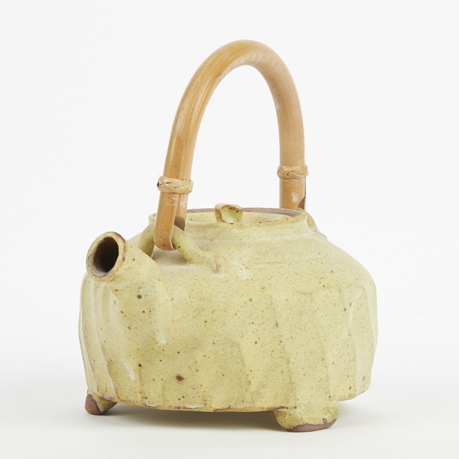 Warren MacKenzie Studio Ceramic Teapot Marked - Image 4 of 6