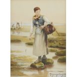 Daniel Ridgway Knight Watercolor & Print