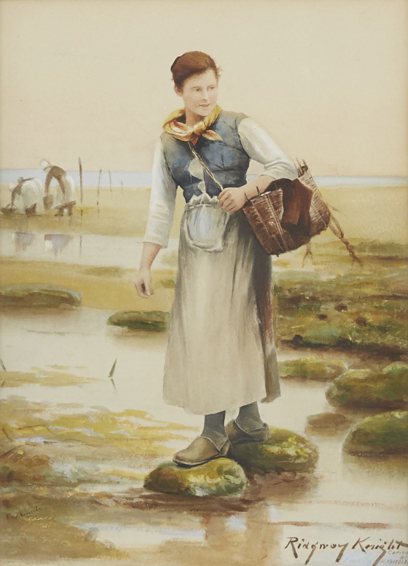 Daniel Ridgway Knight Watercolor & Print