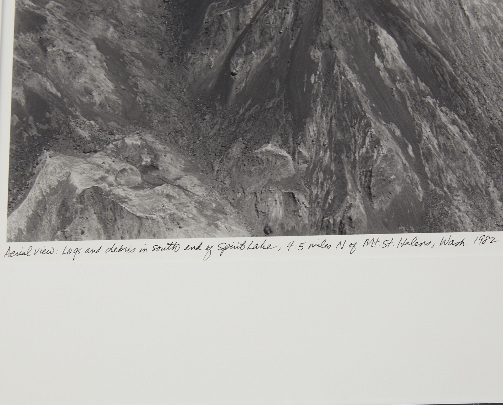 Frank Gohlke "Aerial View: Logs and Debris" Photograph - Image 3 of 3