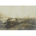 Antique "Crescent Special" Indiana Train Photograph