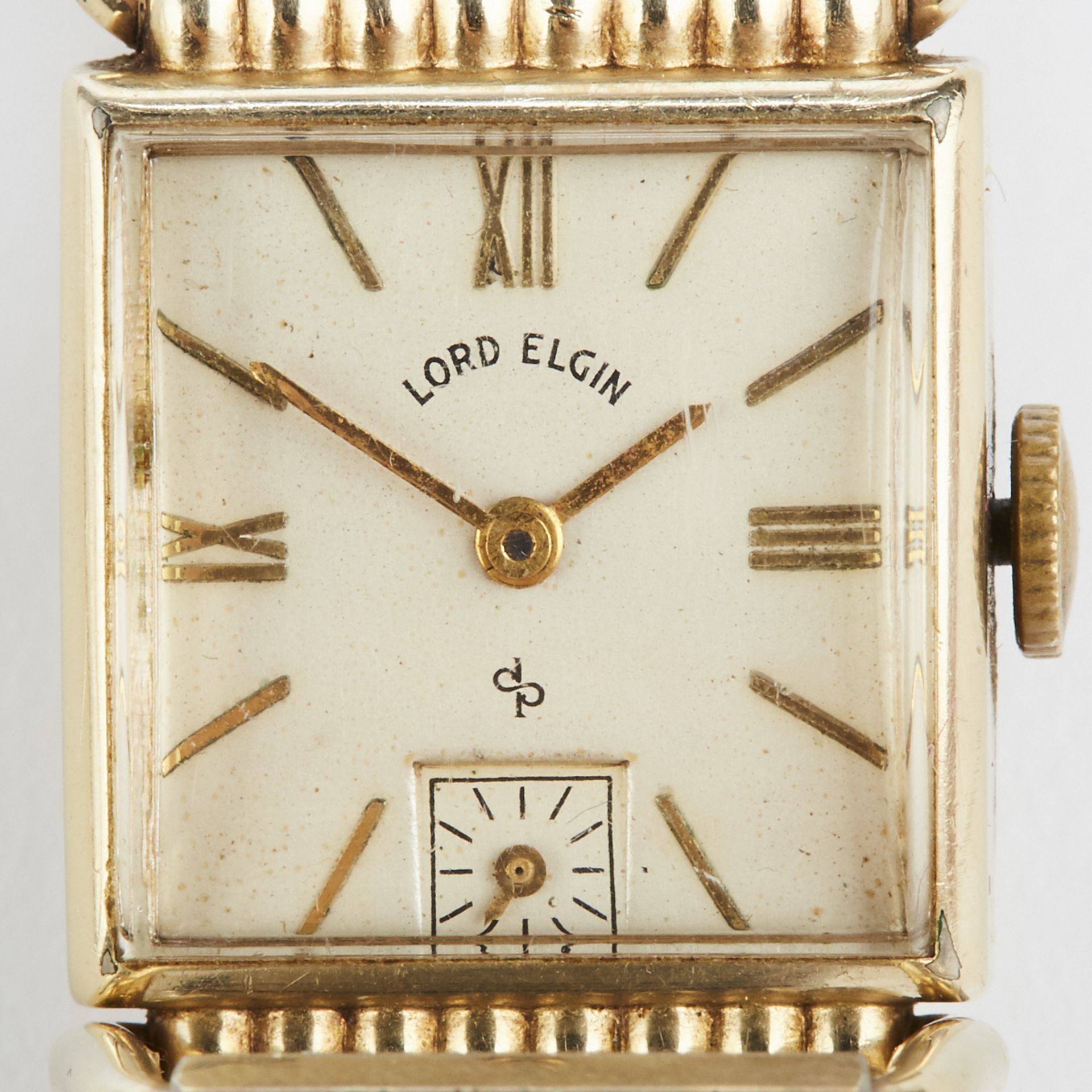 Grp: 2 Gold Lord Elgin Men's Wristwatches - Bild 2 aus 8