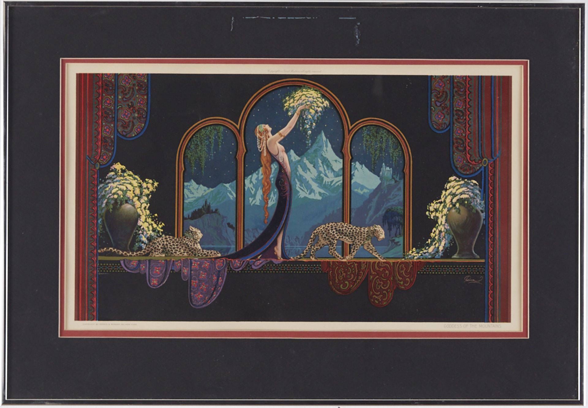 Frederick Packer Art Deco Print "Goddess of the Mountains" - Bild 2 aus 6