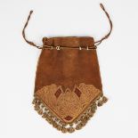 Arts & Crafts Leather Suede Handbag