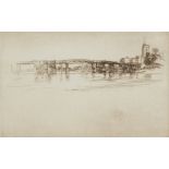 James Whistler "Little Putney" Etching & Drypoint